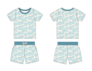 Feeling Blue - Pocket Short Set