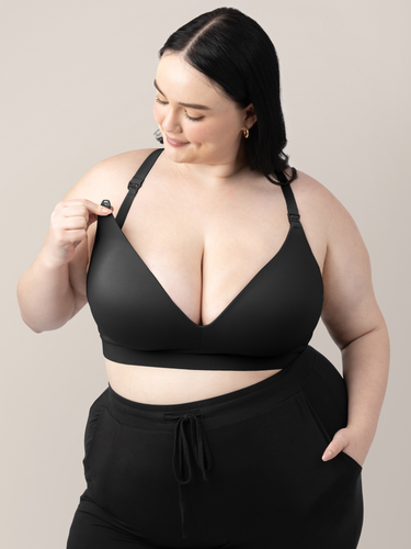 Minimalist Maternity & Nursing Bra | Black - MOOGCO Baby