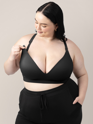 Minimalist Maternity & Nursing Bra | Black - MOOGCO Baby