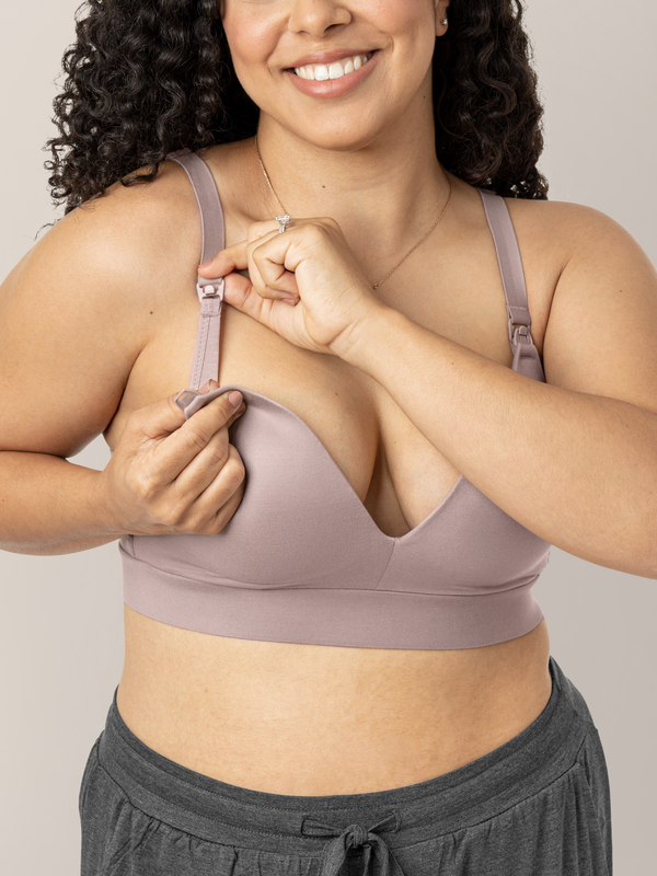 Minimalist Maternity & Nursing Bra | Lilac Stone