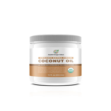 Organic Extra Virgin Coconut Oil 14 oz - pure, natural baby care essential for skin and hair nourishment.