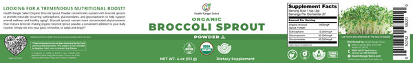 Organic Broccoli Sprout Powder 4oz (113g)
