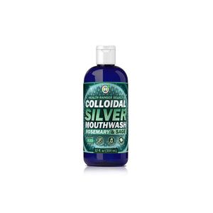 Colloidal Silver Rosemary & Sage Mouthwash 12oz (354ml)
