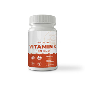 Non-GMO Vitamin C 60 caps (600mg each)