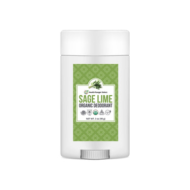 Organic Sage Lime Deodorant 3 oz (90 g)