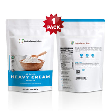 Organic Heavy Cream Powder 8oz - versatile food item for rich, creamy recipes. Perfect for cooking and baking.