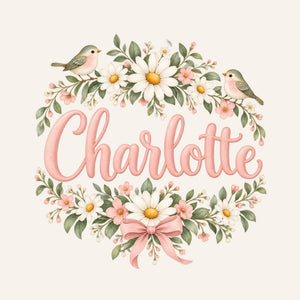 Personalised Garden Birds Name Wall Decal, image 3