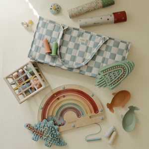 Mushie Diaper Caddy Quilted with Removable Dividers