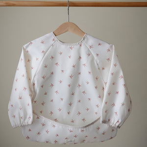 Mushie Long Sleeve Bib water resistant 6 to 24 months