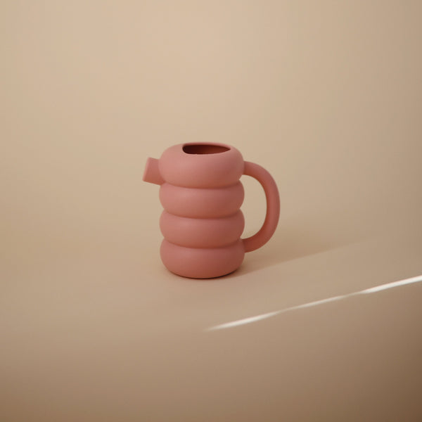 Mushie Silicone Watering Can Bath Toy Soft Lightweight