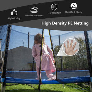 15 Feet Trampoline Safety Replacement Net for secure play, ensuring protection and fun for kids in the garden.