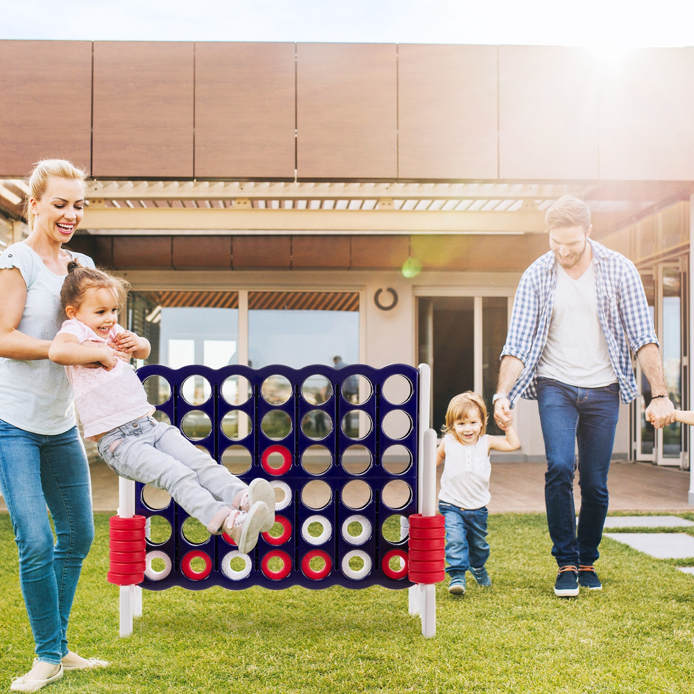 Jumbo 4 in a Row 4-to-Score Giant Game Set - Weather-Resistant