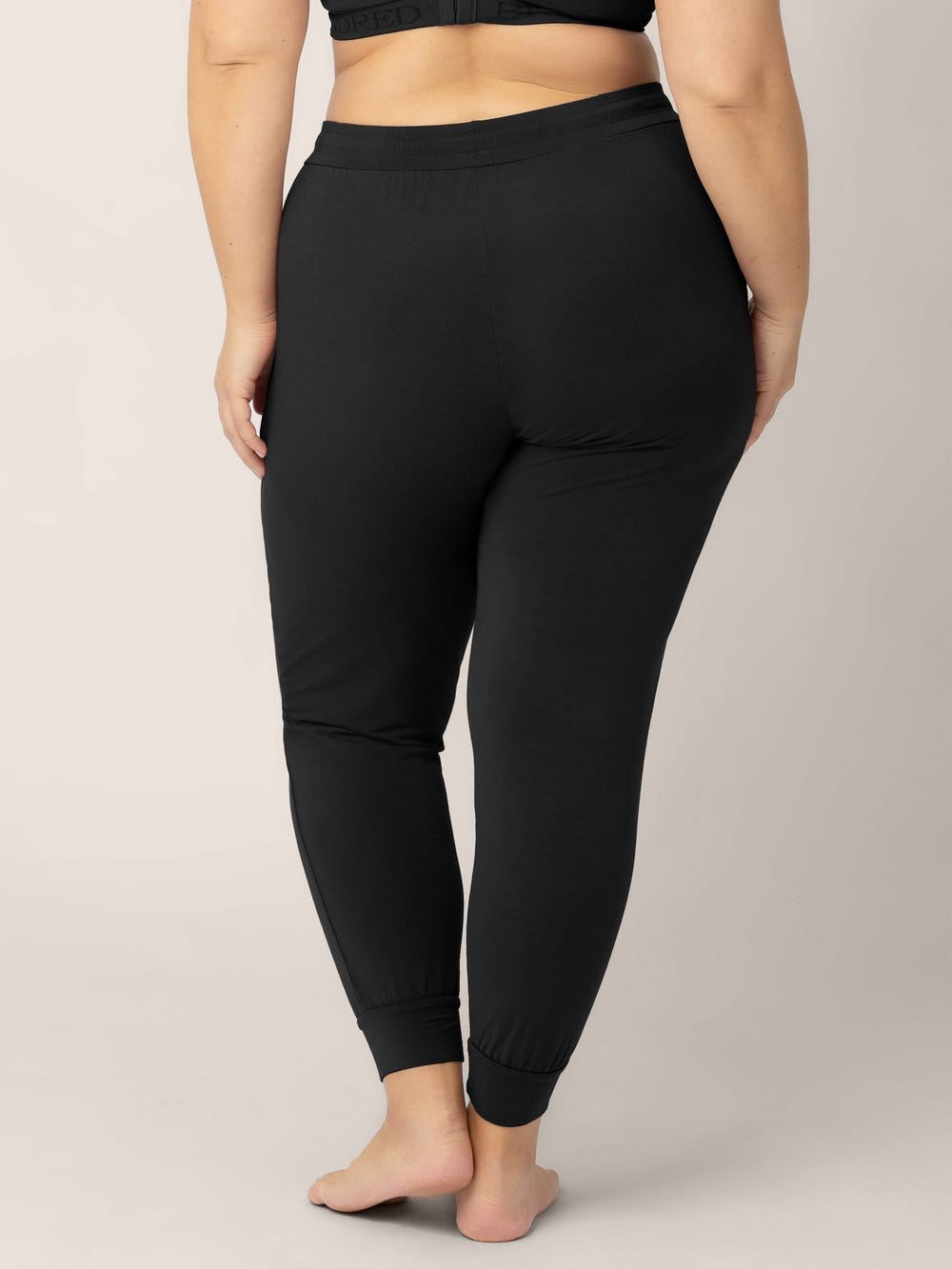 Everyday Lounge Jogger in Black for babies, perfect for comfort and style in bottoms and dresses.