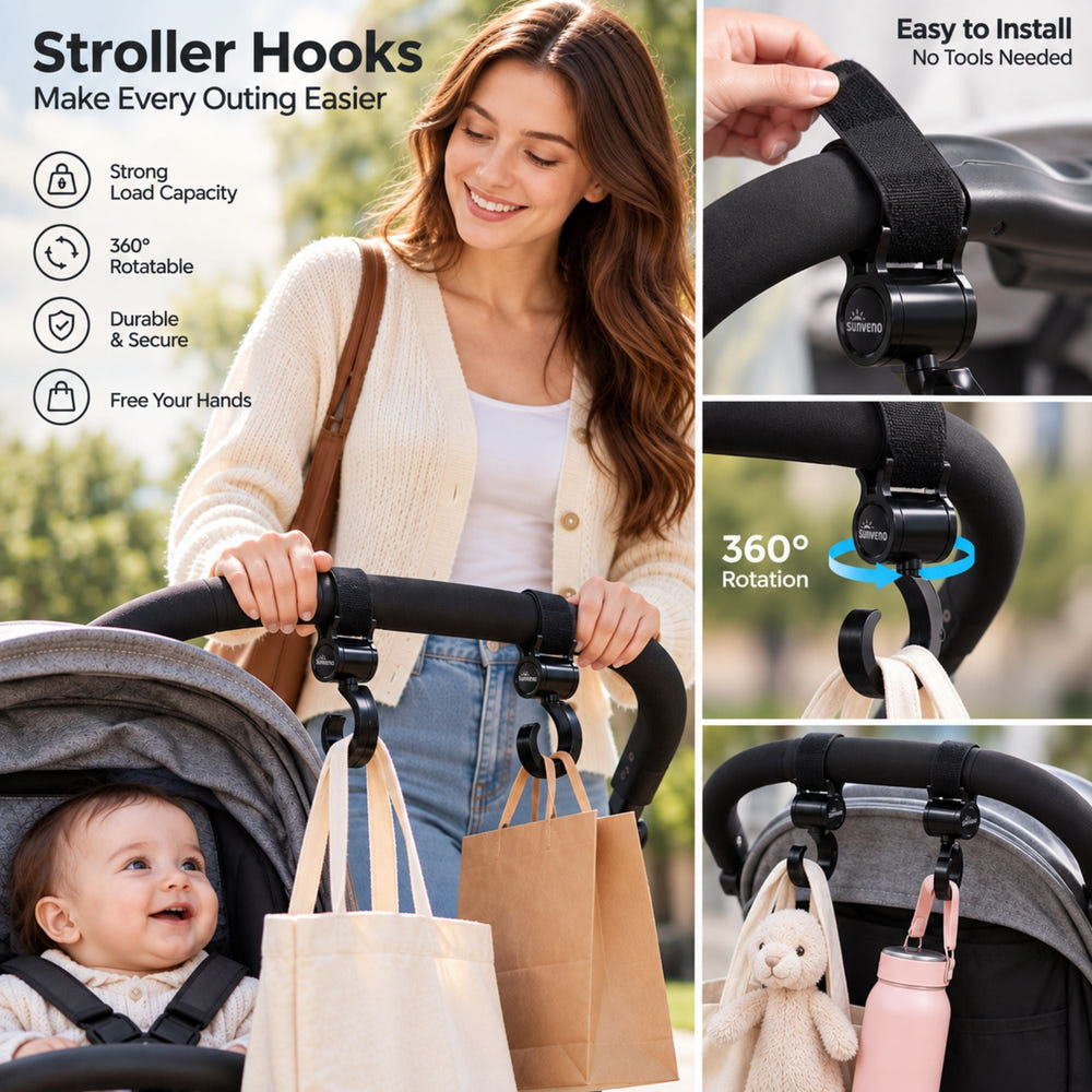 Stroller Hook 2 Pack - MOOGCO Baby