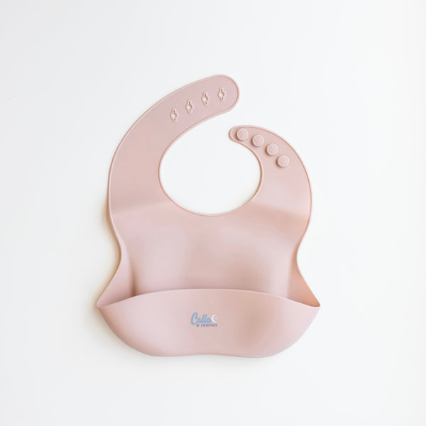 Calla and Friends Catch All Silicone Bib with Open Pocket