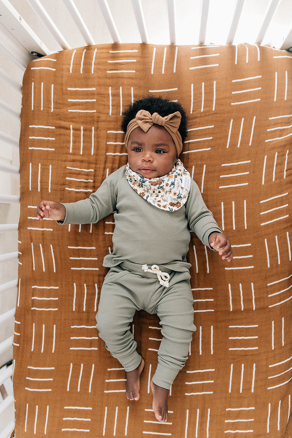 Harvest Floral Muslin Bib - MOOGCO Baby