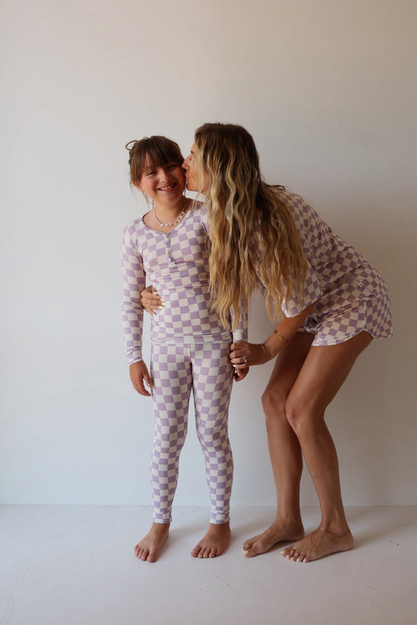 Bamboo Two Piece Pajamas | Grape Soda