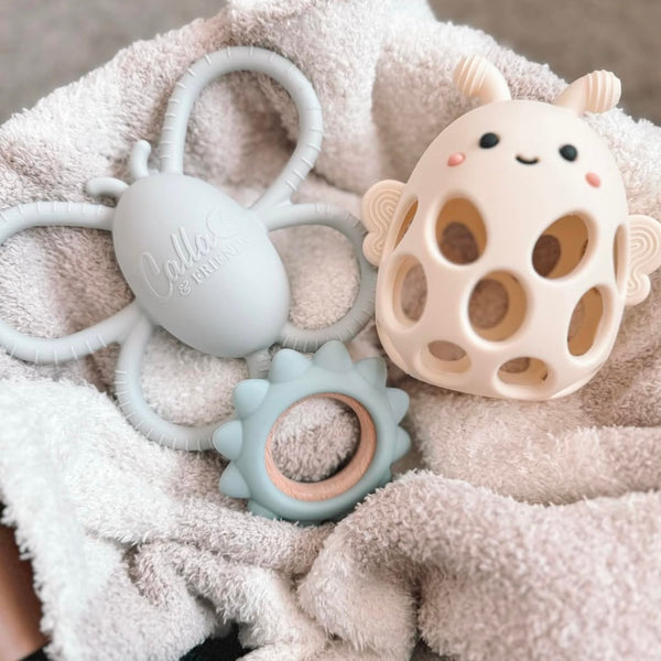 Garden Party Collection - Butterfly Rattle Teether