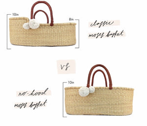 African Moses Basket<br>Brown Handle