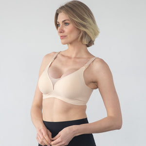 Ella - Mesh Second Skin Nursing Bra (Nude)