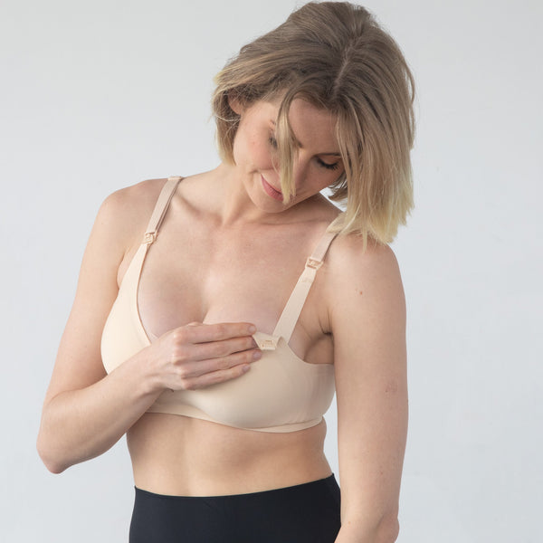 Ella - Mesh Second Skin Nursing Bra (Nude)