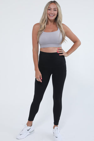 Chloe 3 Running Nursing Sports Bra (Satin Grey)