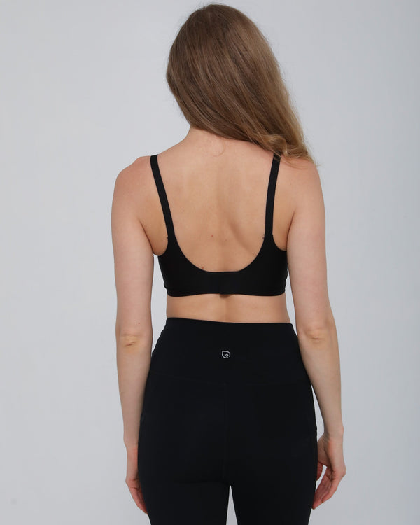 Ella - Mesh Second Skin Nursing Bra (Noir)