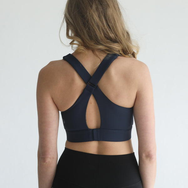 Venice 3 Ultimate Support Full Coverage Nursing & Pumping Sports Bra (Navy)