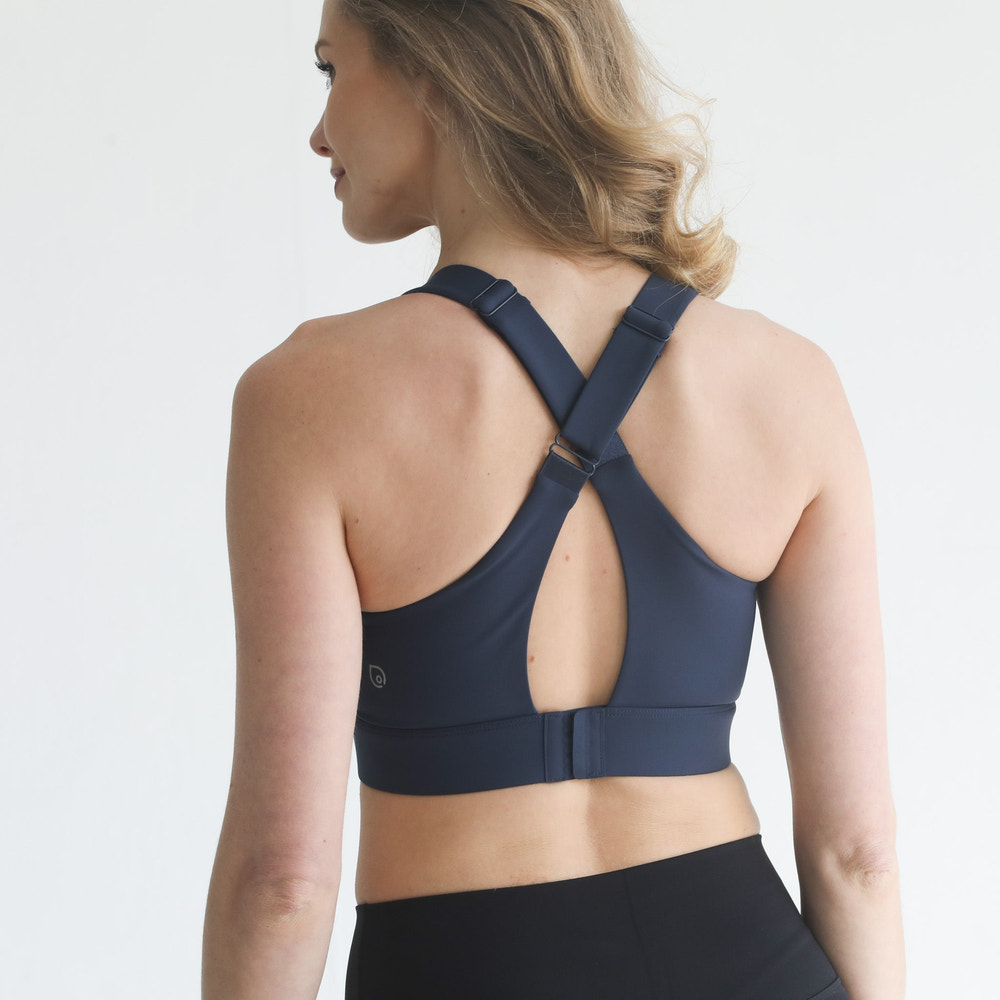 Venice High Impact Full Coverage Nursing Sports Bra (Navy)