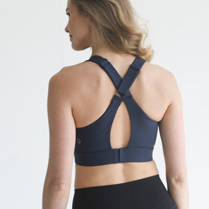 Venice High Impact Full Coverage Nursing Sports Bra (Navy)