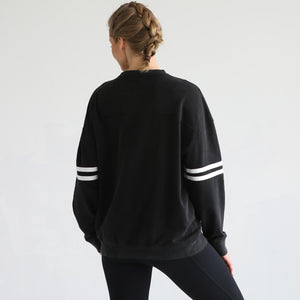 Celine Slouchy Nursing Pullover (Faded Black)