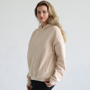 Isabella Ultra Soft Oversized Nursing & Pregnancy Hoodie (Oatmeal)