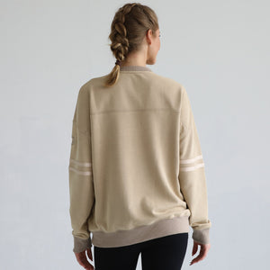 Celine Slouchy Nursing Pullover (Sandy Dunes)