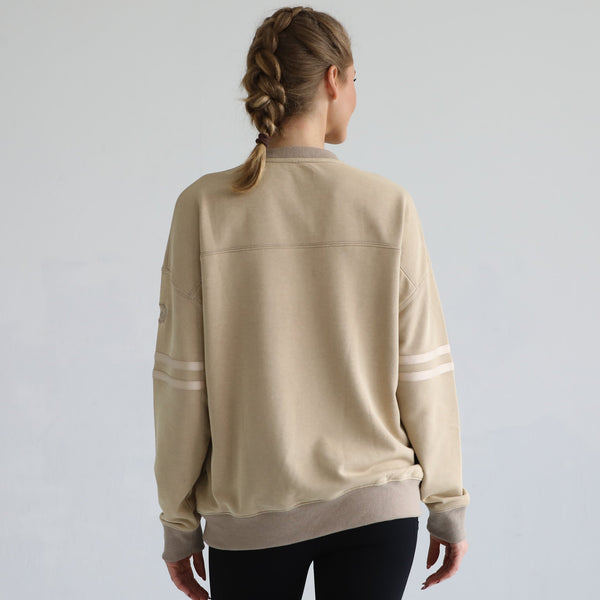 Celine Slouchy Nursing Pullover (Sandy Dunes)