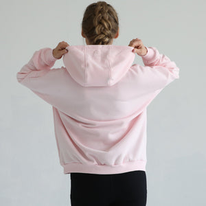 Isabella Ultra Soft Oversized Nursing & Pregnancy Hoodie (Blush Pink)