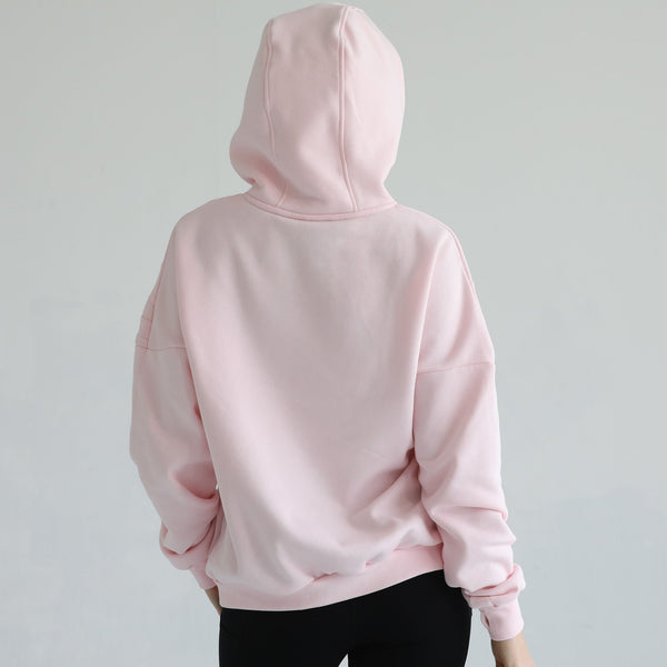 Isabella Ultra Soft Oversized Nursing & Pregnancy Hoodie (Blush Pink)