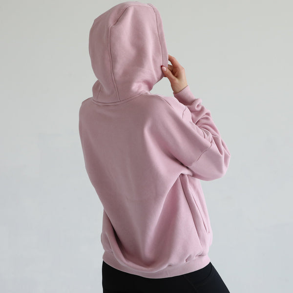 Isabella Ultra Soft Oversized Nursing & Pregnancy Hoodie (Lavender Smoke)