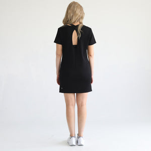 Isla Nursing T-Shirt Dress (Noir)