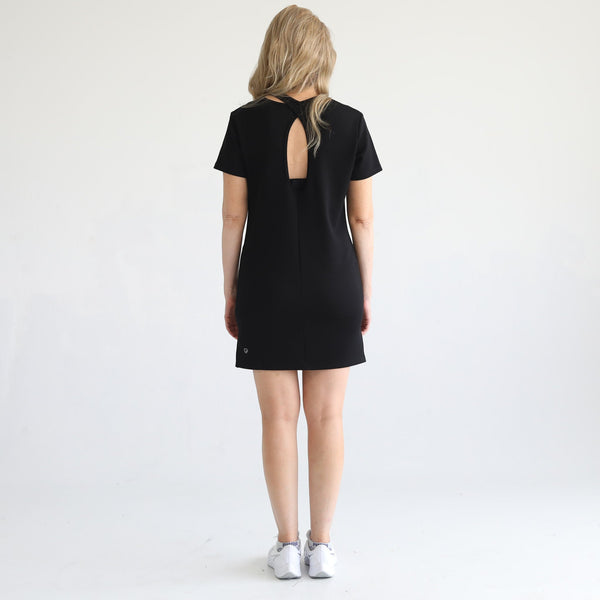 Isla Nursing T-Shirt Dress (Noir)