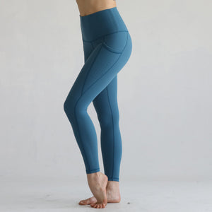 Reveal Ultra High Waisted Tummy Control Postpartum Legging 25'' (Oasis Blue)