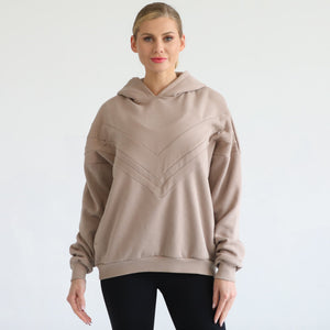 Isabella Ultra Soft Oversized Nursing & Pregnancy Hoodie (Chai)
