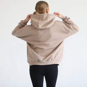 Isabella Ultra Soft Oversized Nursing & Pregnancy Hoodie (Chai)