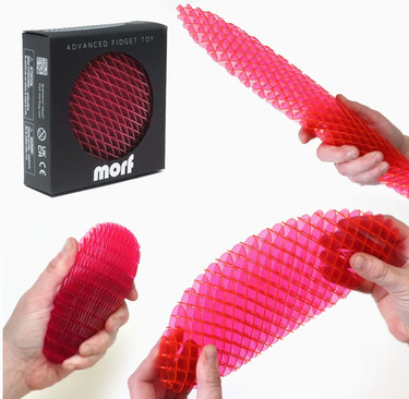 Sensory Fidget Worm Toy – Red