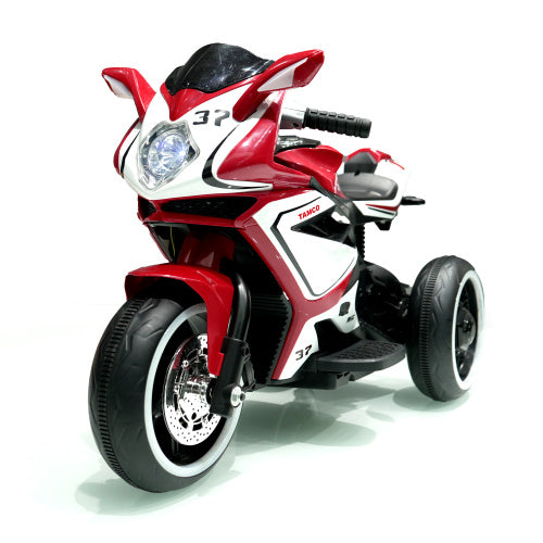 Kids' 6V Electric Ride-On Motorcycle – Battery-Powered Toy Bike (Red)