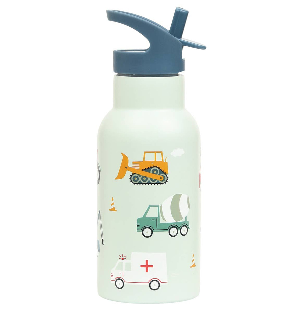 Kids Stainless Steel Water Bottle - Vehicles