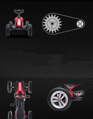 Kids' Pedal Go-Kart – 4-Wheel Outdoor Ride-On Toy