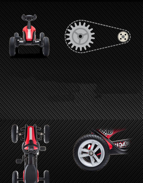 Kids' Pedal Go-Kart – 4-Wheel Outdoor Ride-On Toy