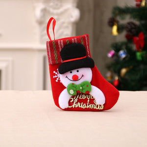 Santa Claus Socks Christmas Tree Pendant