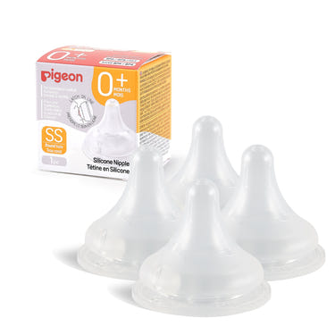 Silicone Nipple for 0+ Months - Soft, safe bottle accessory for infants, ensuring comfortable feeding.