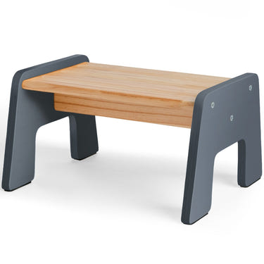 1-Step Wooden Stool for Kids - Multi-Purpose Potty Training & Step Stool for Safe and Easy Use.